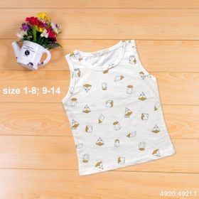 Áo ba lỗ bé trai Nexxi Vải sược săn mịn Hàng Viet nam size đại 9-14t giá sỉ