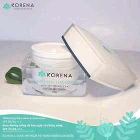 Kem dưỡng trắng da ban ngày và chống nắng SPF 50/PA Korena giá sỉ