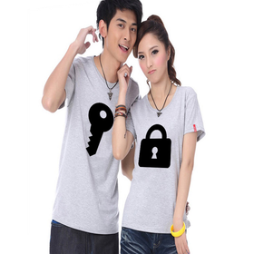 Áo đôi áo cặp chất cotton đẹp mẫu Chìa khóa đủ màu đủ size 5-110kg giá sỉ