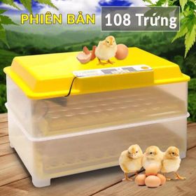 Máy Ấp Trứng Ánh Dương- bản 108 trứng- Lắp giáp Sẵn- Tự Động Hoàn Toàn giá sỉ