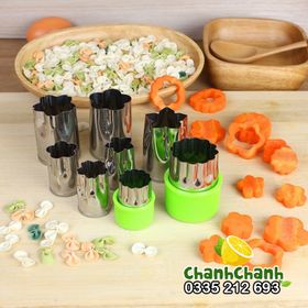 Bộ dụng cụ tỉa hoa cà rốt 8 mónv- bộ dụng cụ tỉa rau củ quả - bộ tỉa cà rốt giá sỉ