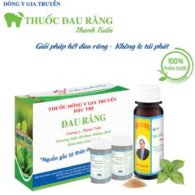 ĐAU SÂU RĂNG - ĐIỀU TRỊ SÂU TỦY RĂNG VIÊM NƯỚU ĐAU RĂNG - SP CỦA ĐÔNG Y THANH TUẤN giá sỉ