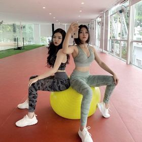 SET GYMSHARK CAMO cao cấp phong cách ÂU MỸ Ảnh Video tự chụp- tập gym yoga và các môn thể thao Sportswears giá sỉ