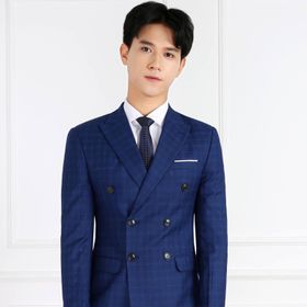Bộ Veston Nam Xanh Kẻ Caro Gía Tại Xưởng May giá sỉ giá bán buôn giá sỉ