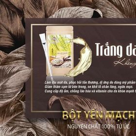 Bột yến mạch ÚC trắng mịn da trị mụn mờ các vết thâm giá sỉ
