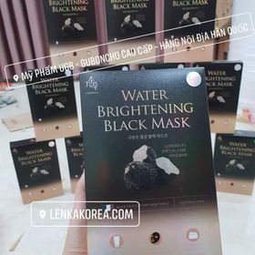 GUBONCHO WATER BRIGHTENING BLACK MASK Mặt nạ nấm đen 3 bước thải độc giá sỉ