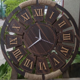Đồng Hồ Gỗ Treo Tường Nghệ Thuật Handmade Phong Cách Gần Gũi Thiên Nhiên giá sỉ