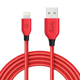 Dây cáp bọc dù cao sạc nhanh Lightning Bagi IH150 dài 1.5m-hàng Việt Nam giá sỉ