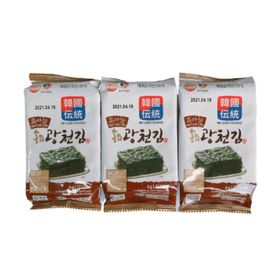 Rong biển ăn liền vị Tỏi đen 4gr*3 gói * 24 lốc/ thùng giá sỉ