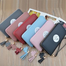 VÍ NỮ CẦM TAY ĐẸP, VÍ CAO CẤP NHIỀU NGĂN DÁNG DÀI LOVE OF NATURE KHÓA KÉO CAO CẤP giá sỉ