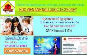 Thẻ học tiếng anh online. Học Viện Anh Ngữ Sydney. Giá siêu tốt. giá sỉ